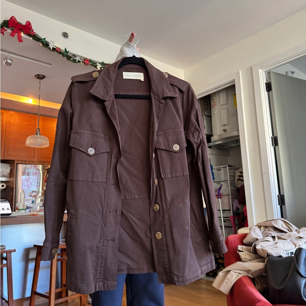 Brown Utility Jacket - Road to Nowhere (S/M)